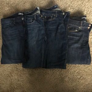 Bundle of 4! American Eagle and Aéropostale Jeans